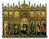 Fano, Pinacoteca, polittico della Madonna della Rosa (Michele Giambono, XV sec.)